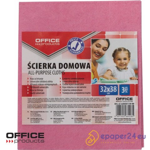 Ściereczki Office Products 32x38cm 70% wiskoza (3) Ściereczki Office Products 32x38cm 70% wiskoza (3)