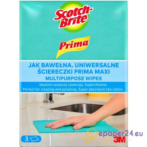 Ściereczki Scotch-Brite Prima Jak bawełna (3) Ściereczki Scotch-Brite Prima Jak bawełna (3)