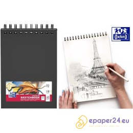 Szkicownik Oxford Sketchbook A5/40k czarny