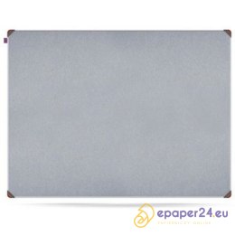 Tablica filcowa MemoBe Idea Edge 120x90cm rama aluminiowa popielata