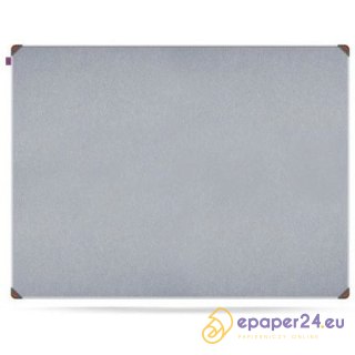 Tablica filcowa MemoBe Idea Edge 120x90cm rama aluminiowa popielata