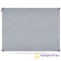 Tablica filcowa MemoBe Idea Edge 90x60cm rama aluminiowa popielata
