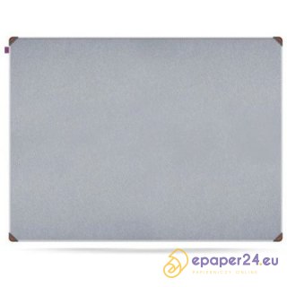 Tablica filcowa MemoBe Idea Edge 90x60cm rama aluminiowa popielata