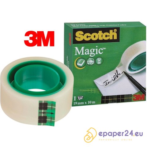 Taśma biurowa Scotch Magic 19mm/10m matowa Taśma biurowa Scotch Magic 19mm/10m matowa