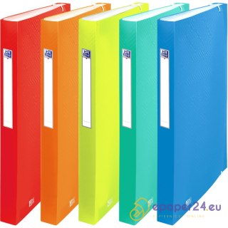 Teczka PP z gumką Oxford Urban A4+ 8 przegródek mix kolorów