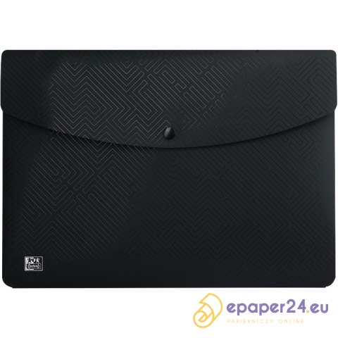 Teczka kopertowa Oxford Urban A5 czarna Teczka kopertowa Oxford Urban A5 czarna