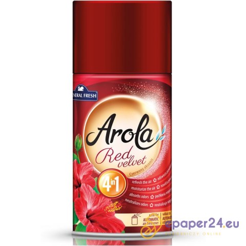 Wkład do odświeżacza powietrza Arola 250ml czerwony aksamit Wkład do odświeżacza powietrza Arola 250ml czerwony aksamit