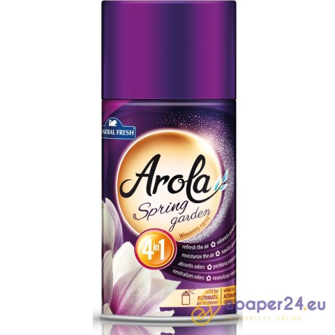 Wkład do odświeżacza powietrza Arola 250ml wiosenny ogród Wkład do odświeżacza powietrza Arola 250ml wiosenny ogród