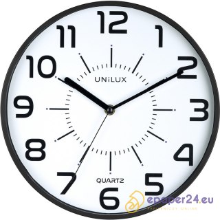 Zegar Unilux Pop 28.5cm czarny