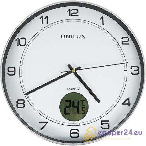 Zegar Unilux Tempus 30.5cm szary Zegar Unilux Tempus 30.5cm szary