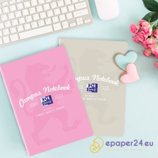 Zeszyt Oxford Campus Pastel A5/60k kratka mix kolorów