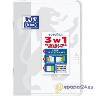 Zeszyt Oxford Easybook A5/60k kratka mix kolorów