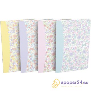 Zeszyt Oxford Floral 90x140mm/30k linia mix kolorów