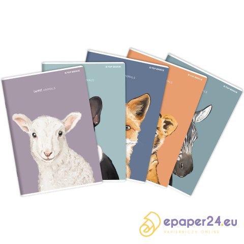 Zeszyt Top 2000 Sweet Animal A5/96k linia Zeszyt Top 2000 Sweet Animal A5/96k linia