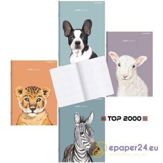 Zeszyt do słówek Top 2000 Sweet Animal A6/32k kratka