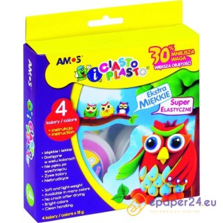 CIASTO-PLASTO AMOS 18g*4 KOLORY