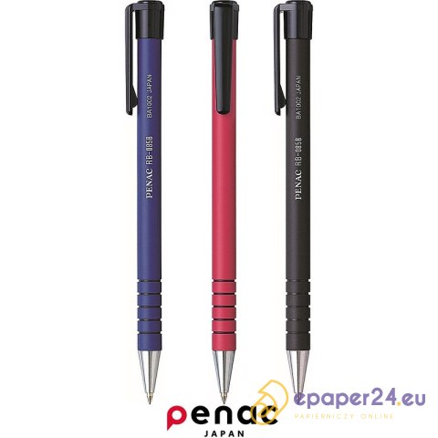Długopis Penac RB-085B 0.7mm czerwony Długopis Penac RB-085B 0.7mm czerwony