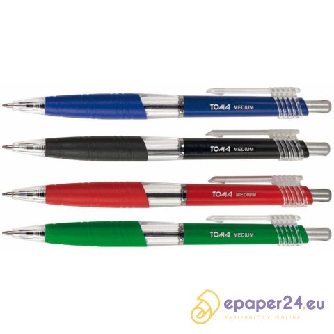 Długopis Toma Medium 1.0mm niebieski Długopis Toma Medium 1.0mm niebieski