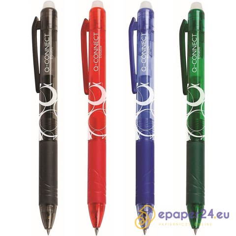 Długopis wymazywalny Q-Connect 1.0mm czarny Długopis wymazywalny Q-Connect 1.0mm czarny