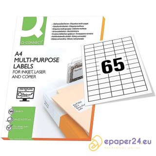 Etykiety Q-Connect A4 38x21.2mm białe (100)