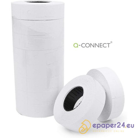 Etykiety do metkownic Q-Connect 23x16mm białe (10) Etykiety do metkownic Q-Connect 23x16mm białe (10)