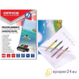 Folia laminacyjna Office Products A6 2x80µm błyszcząca (100)