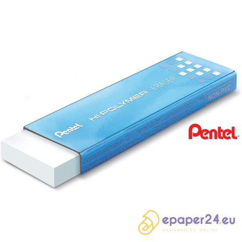 Gumka Pentel Hi-Polymer Slim biała Gumka Pentel Hi-Polymer Slim biała