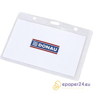 Identyfikator Donau 105x65mm PCV transparentny
