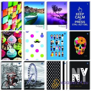 KOŁOZESZYT A4 LINIE 100K