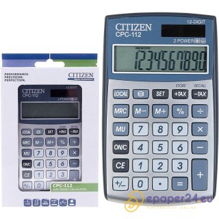 Kalkulator Citizen CPC112 srebrny
