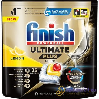 Kapsułki do zmywarki Finish Ultimate Plus All-in-1 Lemon (25)