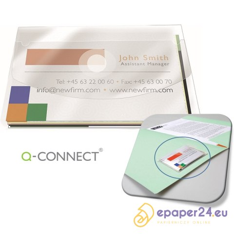 Kieszenie samoprzylepne Q-Connect 105x60mm (10) Kieszenie samoprzylepne Q-Connect 105x60mm (10)