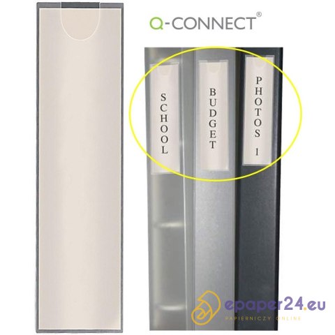 Kieszenie samoprzylepne Q-Connect 35x102mm (12) Kieszenie samoprzylepne Q-Connect 35x102mm (12)