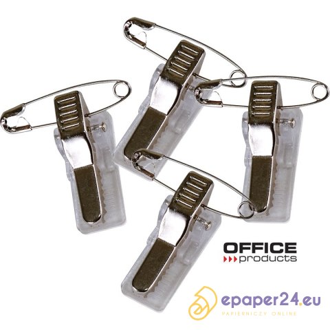 Klipsy do identyfikatora Office Products (100) Klipsy do identyfikatora Office Products (100)