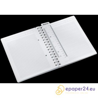 Kołonotatnik Leitz Wow A5/80k kratka turkusowy