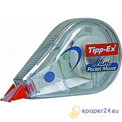 Korektor w taśmie Tipp-Ex Mini Pocket Mouse 5mm/6m Korektor w taśmie Tipp-Ex Mini Pocket Mouse 5mm/6m