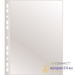 Koszulki Q-Connect A4/40µm poszerzane groszkowe (50)