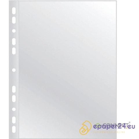 Koszulki Q-Connect A4/50µm groszkowe (10) Koszulki Q-Connect A4/50µm groszkowe (10)