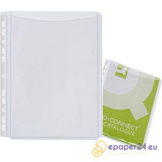 Koszulki na katalogi Q-Connect A4/180µm PCV krystaliczne (5)
