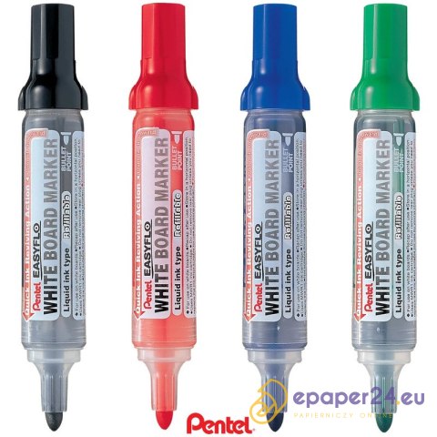 Marker do tablic Pentel Easyflo MW50M czerwony Marker do tablic Pentel Easyflo MW50M czerwony