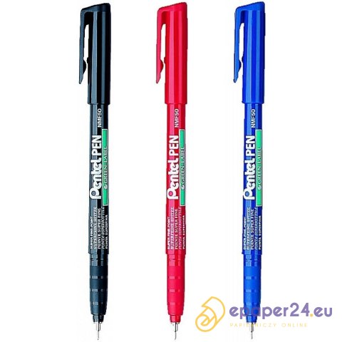 Marker permanentny Pentel Pen NMF50 czarny Marker permanentny Pentel Pen NMF50 czarny