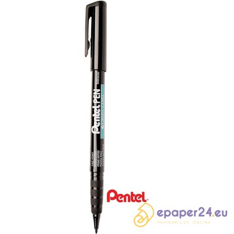 Marker permanentny Pentel Pen NMS50 czarny Marker permanentny Pentel Pen NMS50 czarny