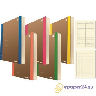 Notatnik Donau Life 165x230mm 80k kratka pomarańczowy