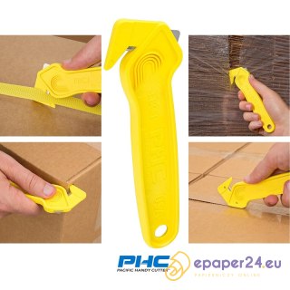 Nóż bezpieczny PHC EBC1 żółty