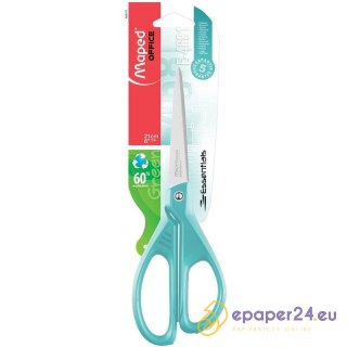 Nożyczki Maped Essentials Green 21cm pastel