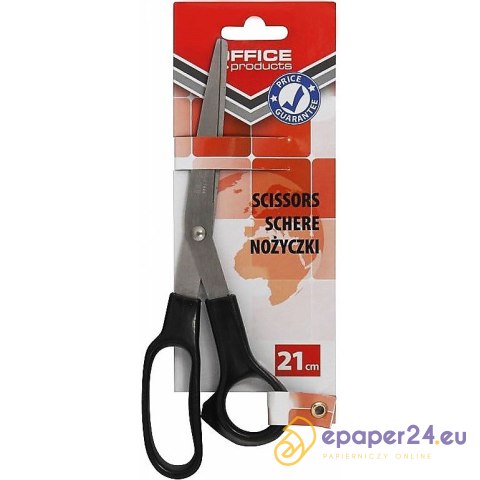 Nożyczki Office Products 21cm czarne Nożyczki Office Products 21cm czarne