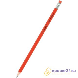 Ołówki Q-Connect HB z gumką (12)