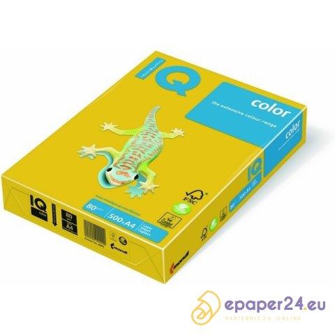 PAPIER MAESTRO COLOR A4/80g INTENS ŻÓŁTY (500) PAPIER MAESTRO COLOR A4/80g INTENS ŻÓŁTY (500)