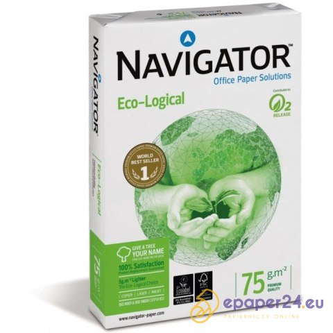 PAPIER NAVIGATOR ECO-LOGICAL A4/75g (500) PAPIER NAVIGATOR ECO-LOGICAL A4/75g (500)
