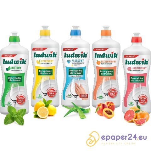 Płyn do naczyń Ludwik 900ml Grejfrut Płyn do naczyń Ludwik 900ml Grejfrut